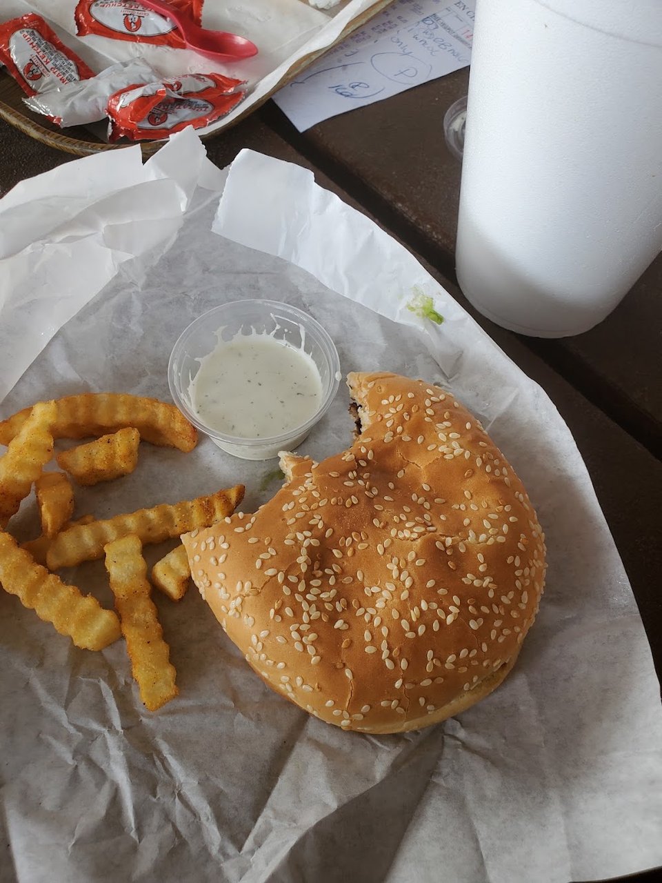 Cheeseburger Deluxe Burger and Fries